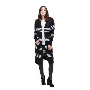 Mud Pie Boucle B/W Cardigan-NWT